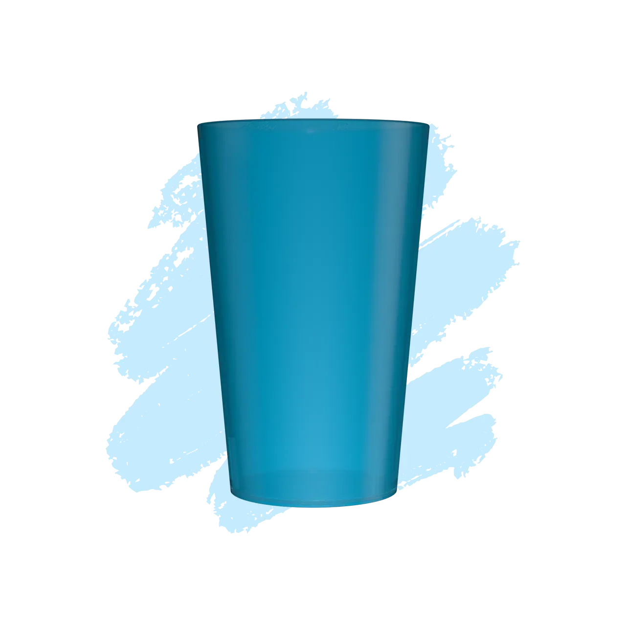 Gobelet personnalisé 25 cl turquoise ultra personnalisé