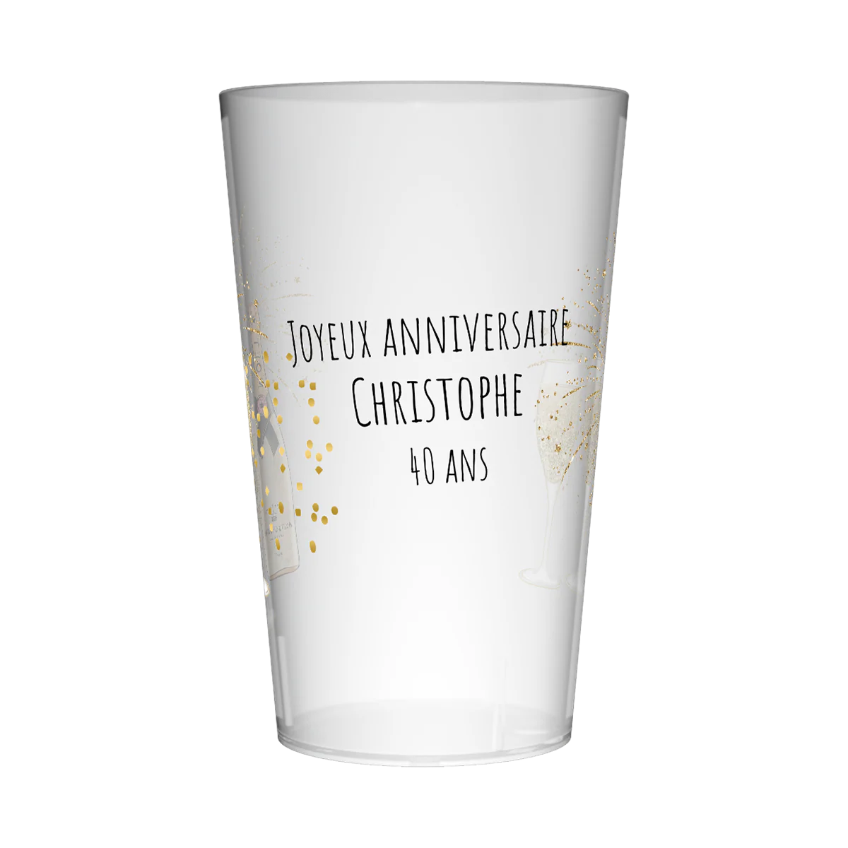 Gobelet personnalisé Anniversaire Cheers - Image 3