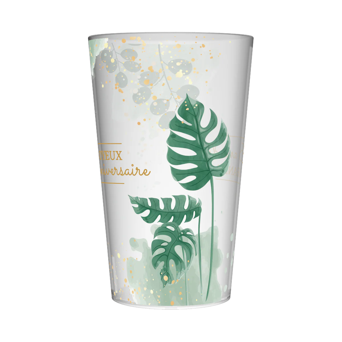 Gobelet personnalisé Anniversaire Monstera - Image 4
