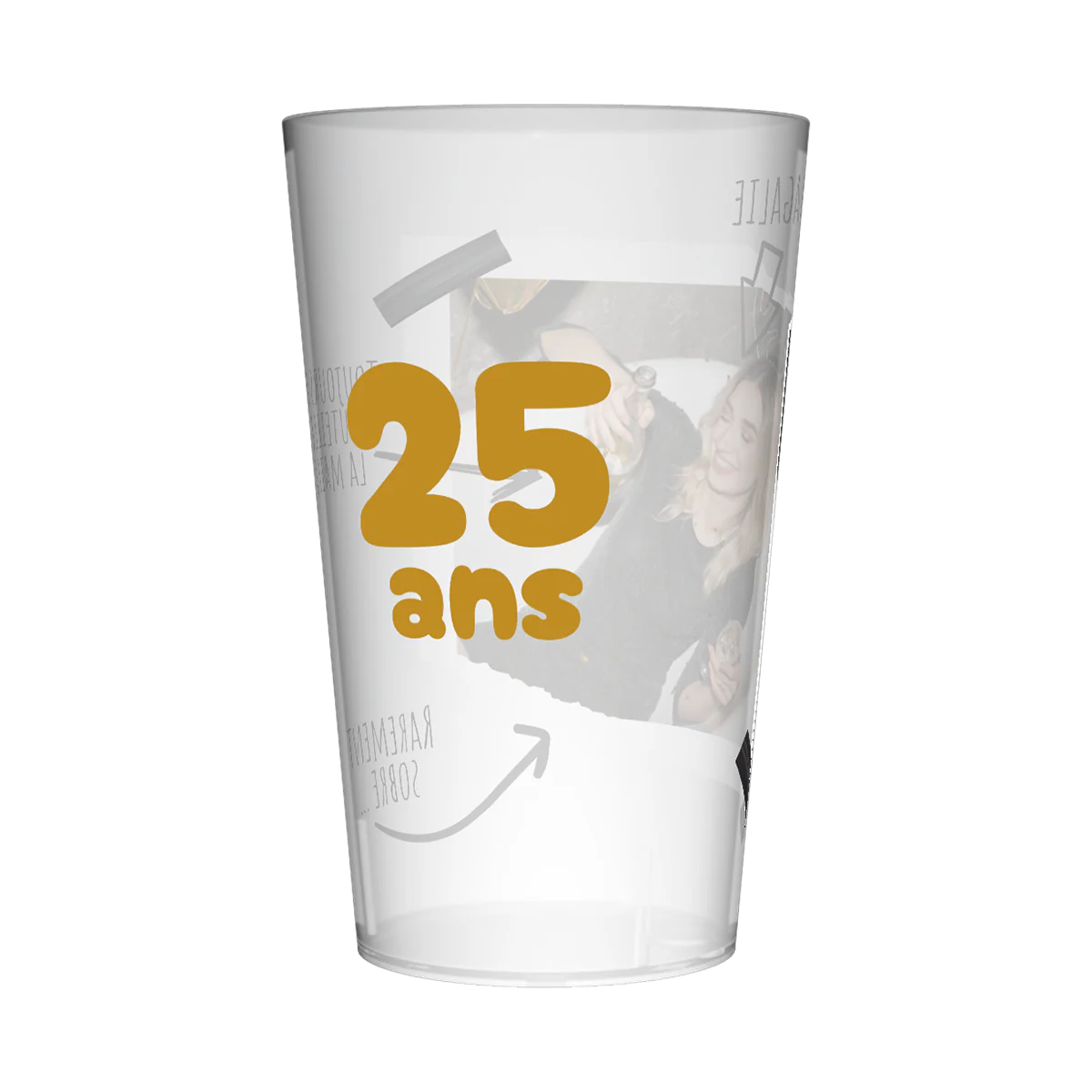 Gobelet personnalisé Anniversaire Photo Souvenir - Image 3