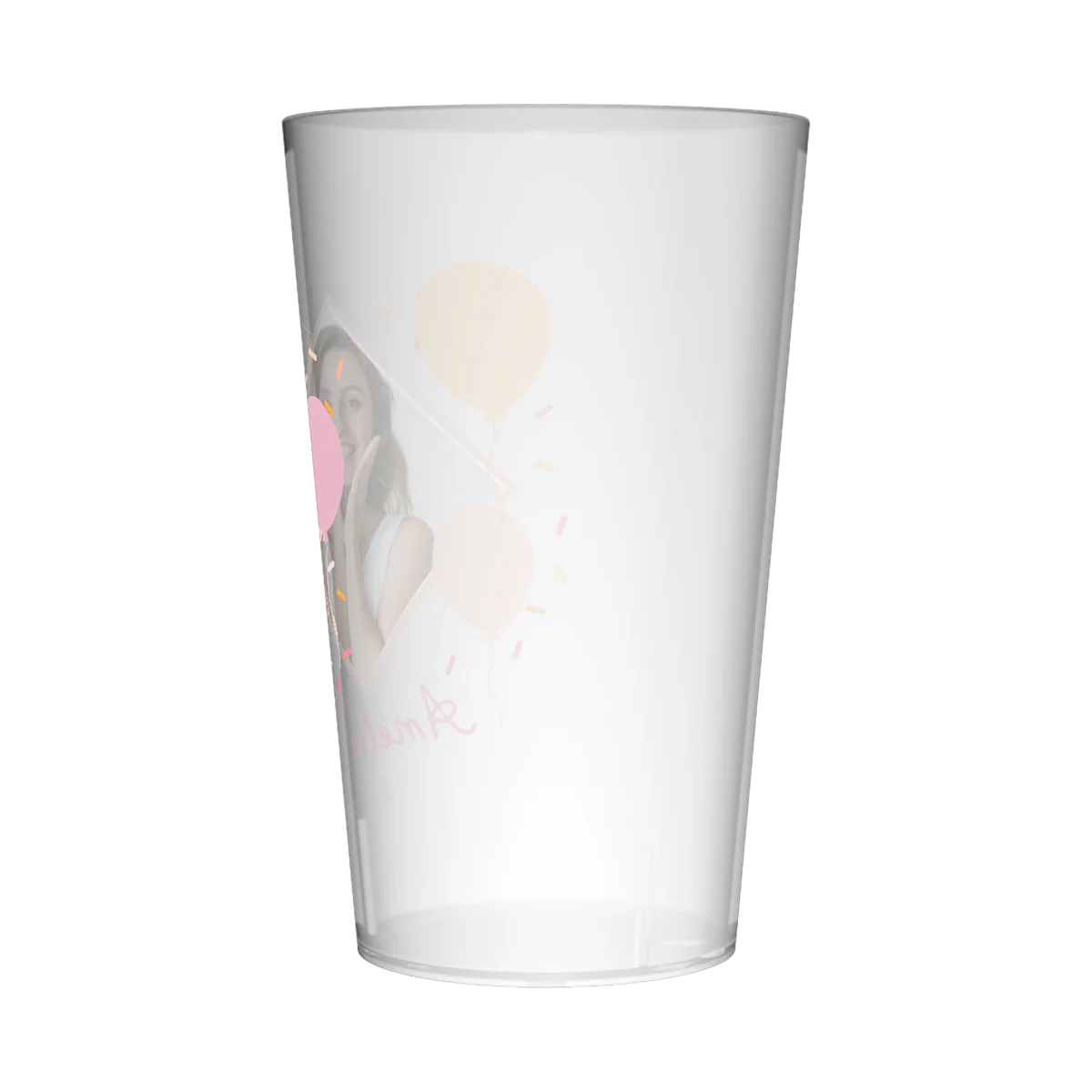 Gobelet personnalisé Anniversaire Rose & Photo - Image 4