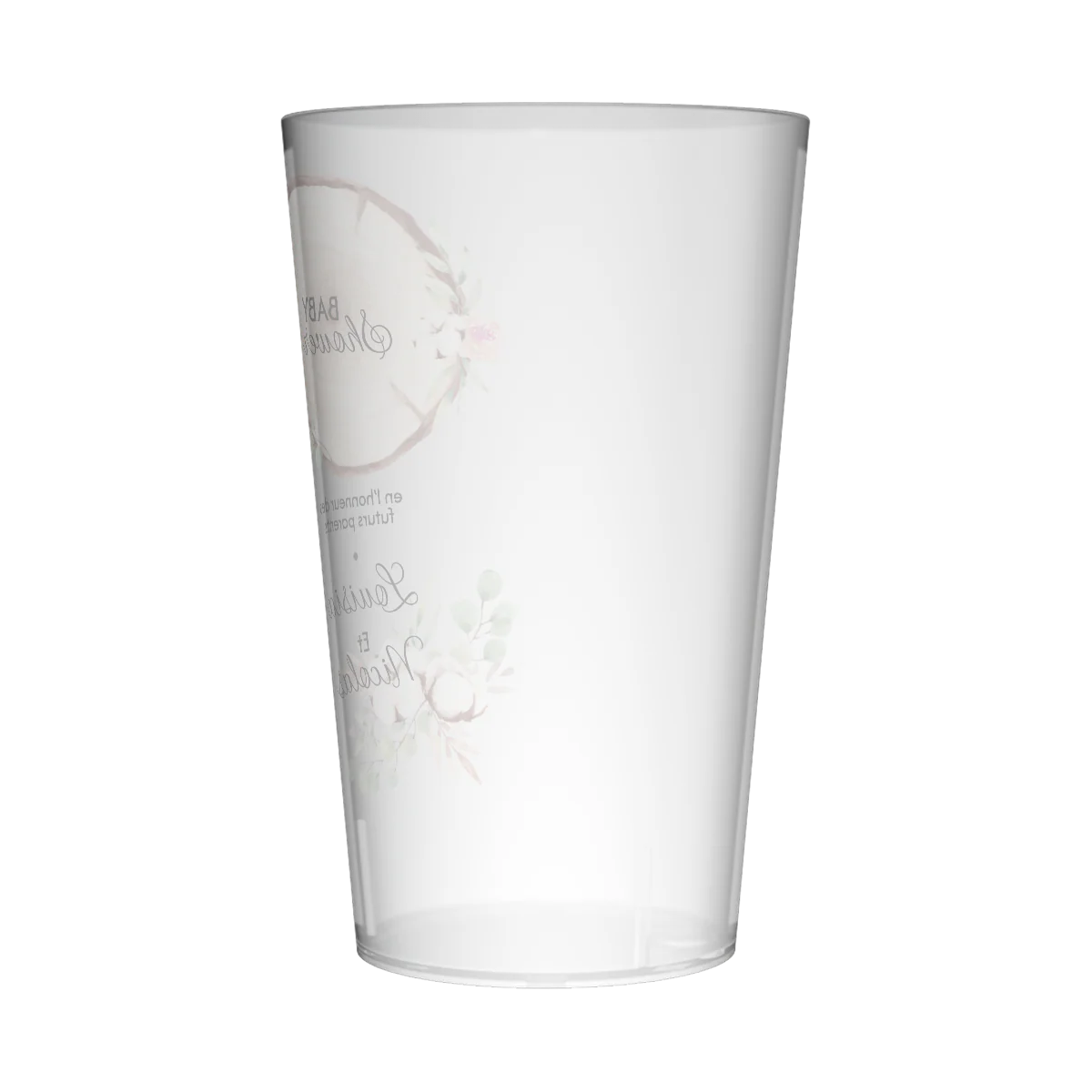 Gobelet personnalisé Baby Shower Bois & Coton - Image 4
