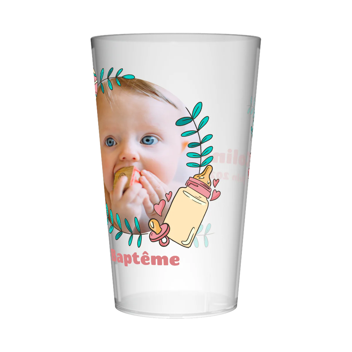 Gobelet personnalisé Baptême Image - Image 3