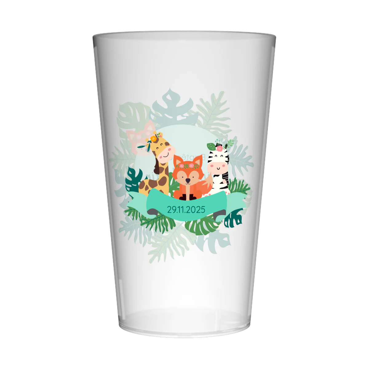 Gobelet personnalisé Baptême Tropical - Image 3