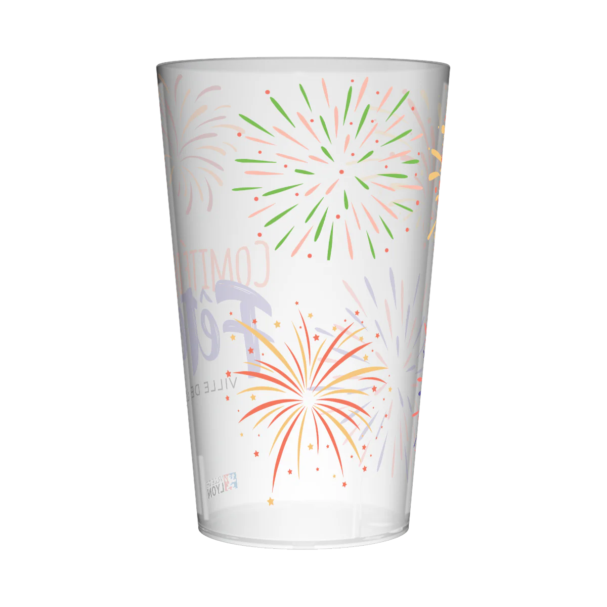 Gobelet personnalisĂ© ComitĂ© des FĂȘtes Feux d'Artifice - Image 3