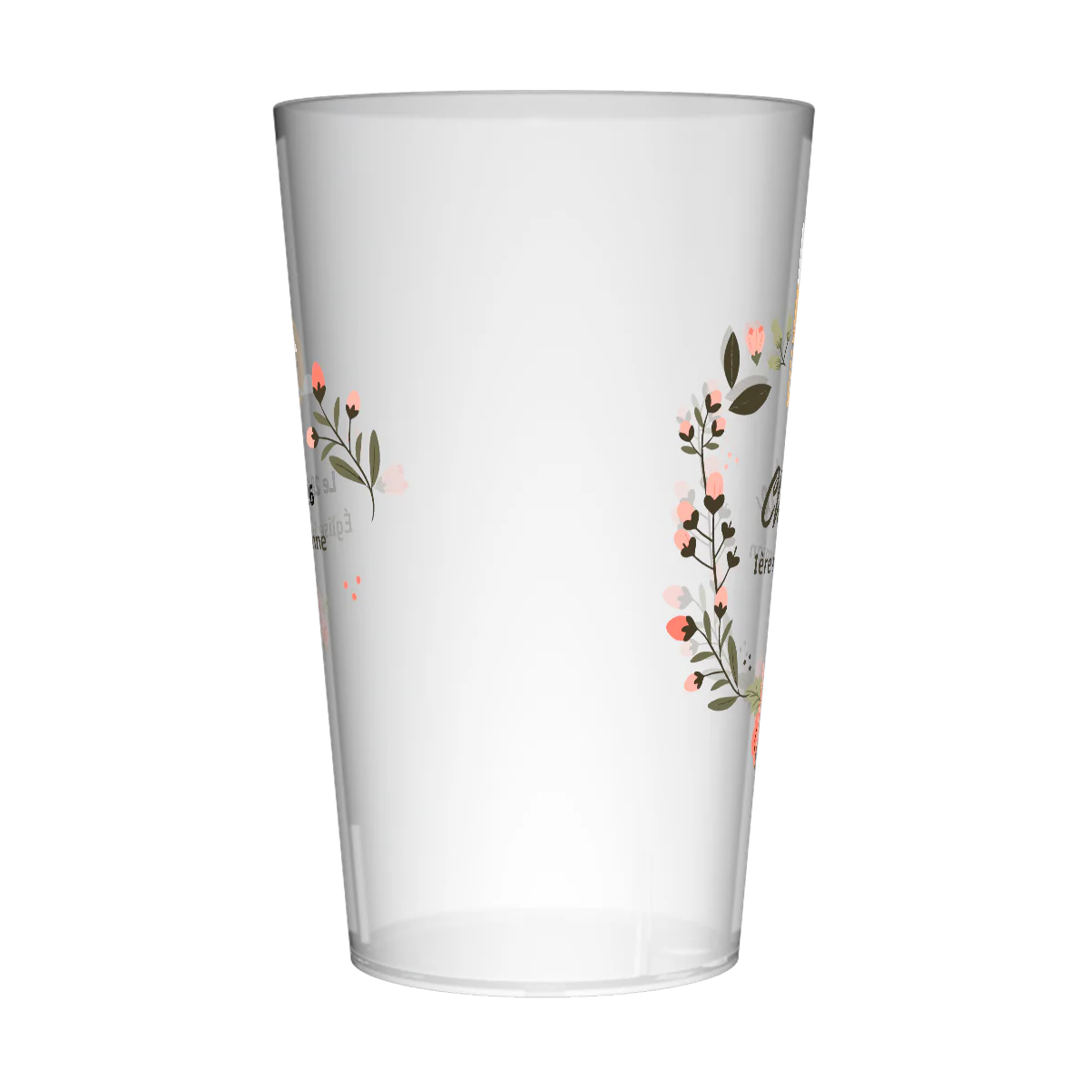 Gobelet personnalisé Communion Calice & Fleurs - Image 4