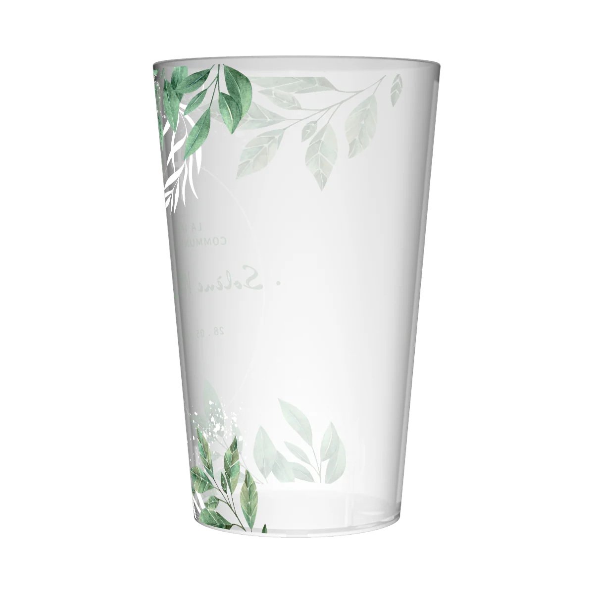 Gobelet personnalisé Communion Feuilles - Image 3