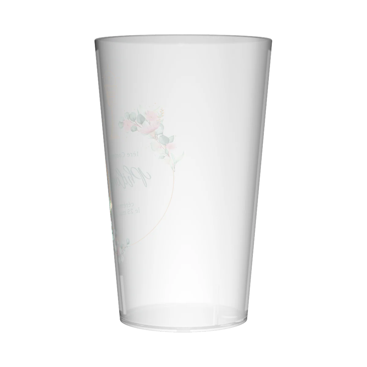 Gobelet personnalisé Communion Fleurs Eucalyptus - Image 3