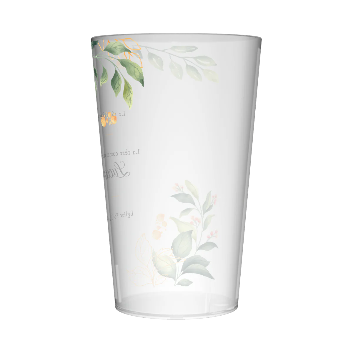 Gobelet personnalisé Communion Floral - Image 3
