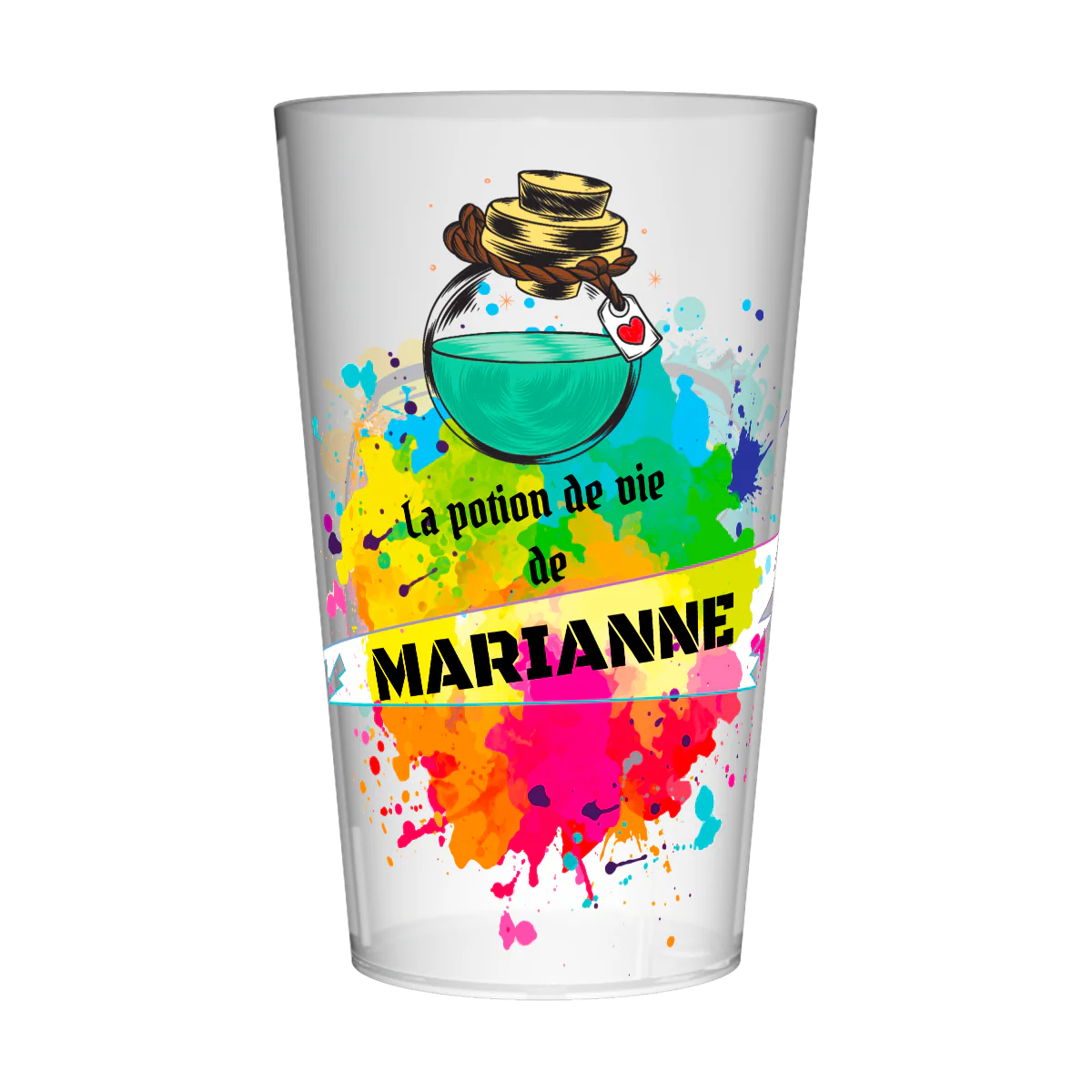 Gobelet personnalisé Enfant Manette Colorée