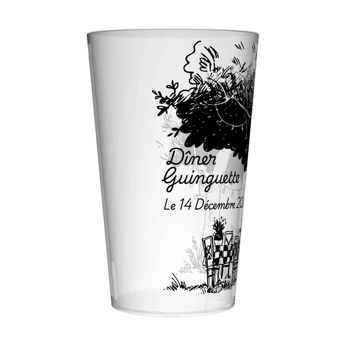Gobelet personnalisé Guinguette Dessins - Image 3