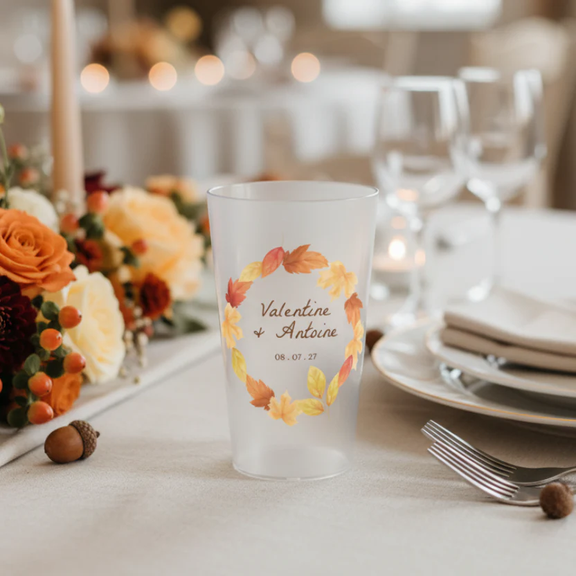 Gobelet personnalisé Mariage Automne - Image 2