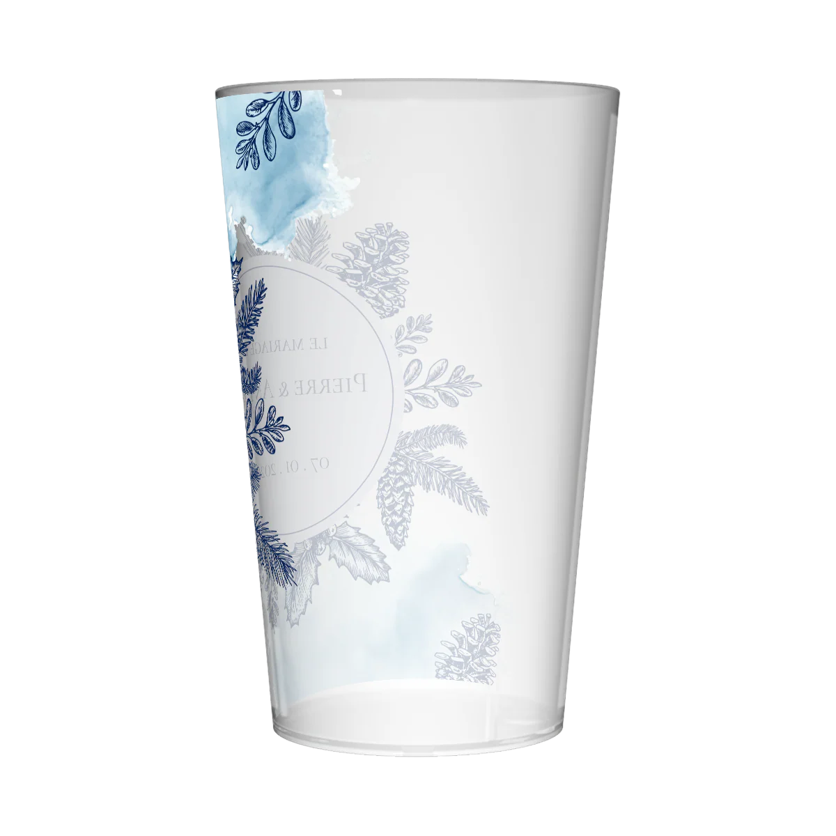 Gobelet personnalisé Mariage Bleu - Image 3