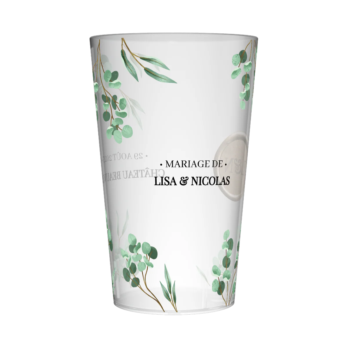 Gobelet personnalisé Mariage Cachet de Cire - Image 4