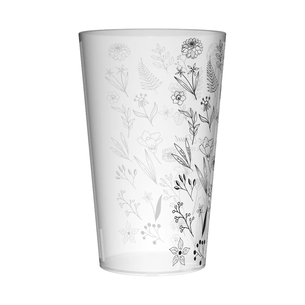 Gobelet personnalisé Mariage Dessin Fleur - Image 4