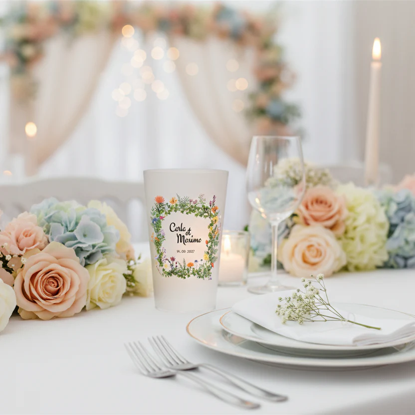 Gobelet personnalisé Mariage Fleurs Sauvages - Image 2