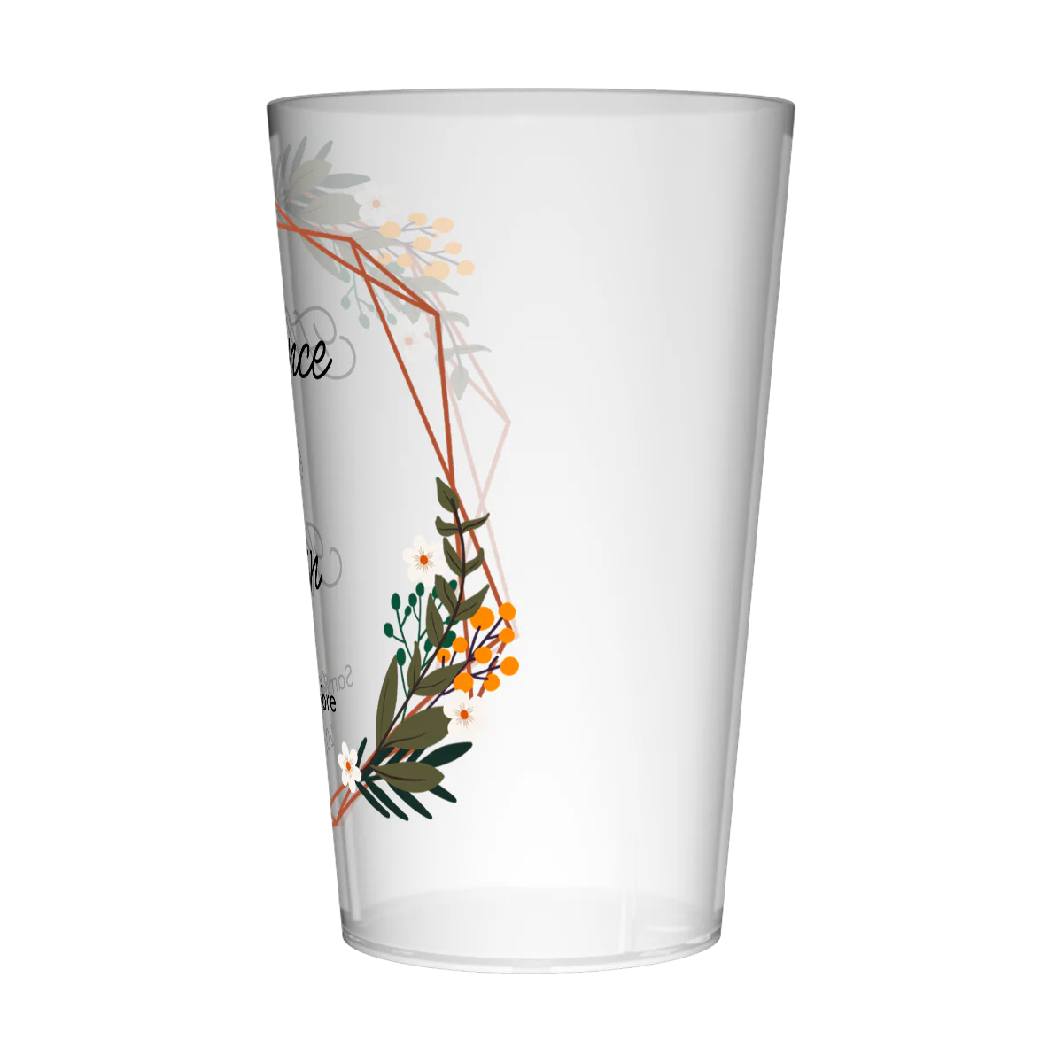 Gobelet personnalisé Mariage Flowers - Image 3
