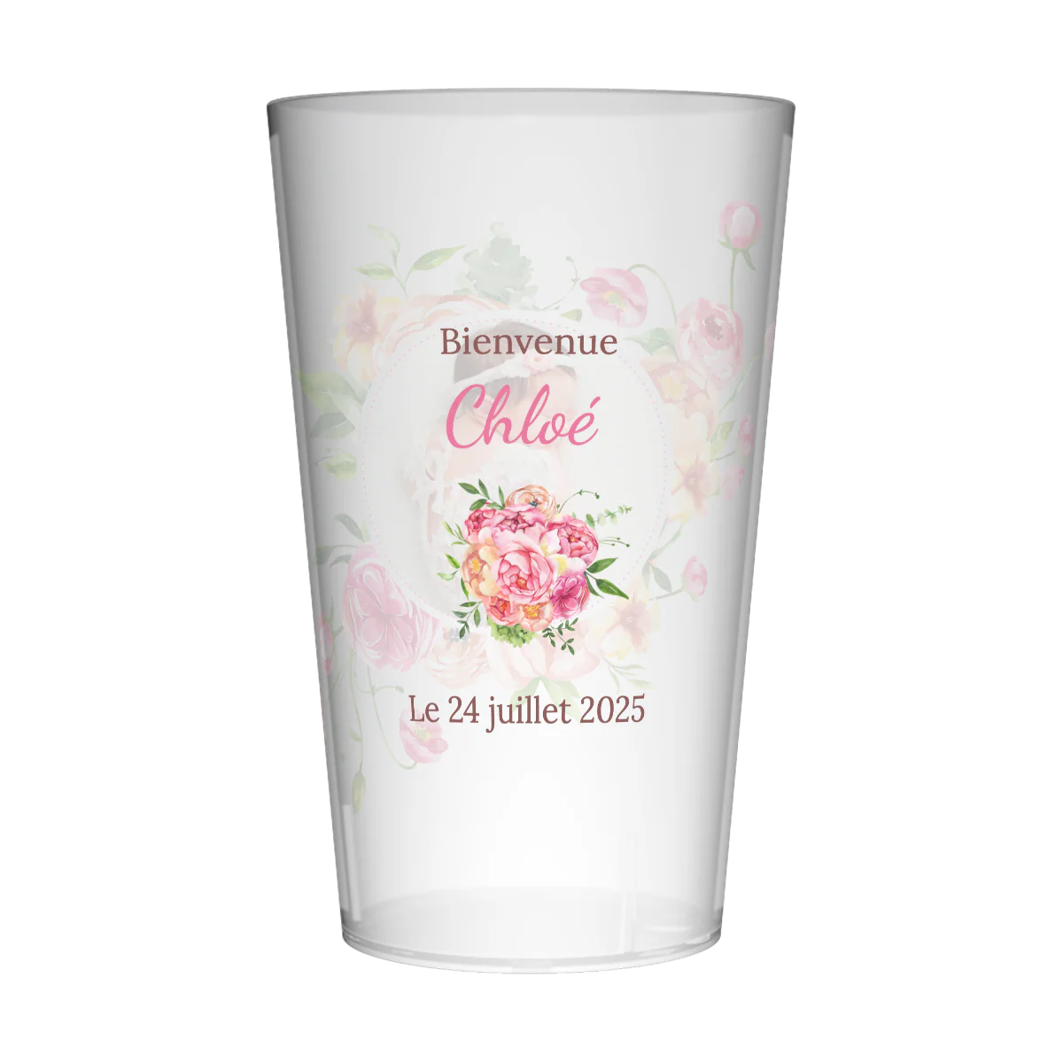 Gobelet personnalisé Naissance Champêtre & Photo - Image 3
