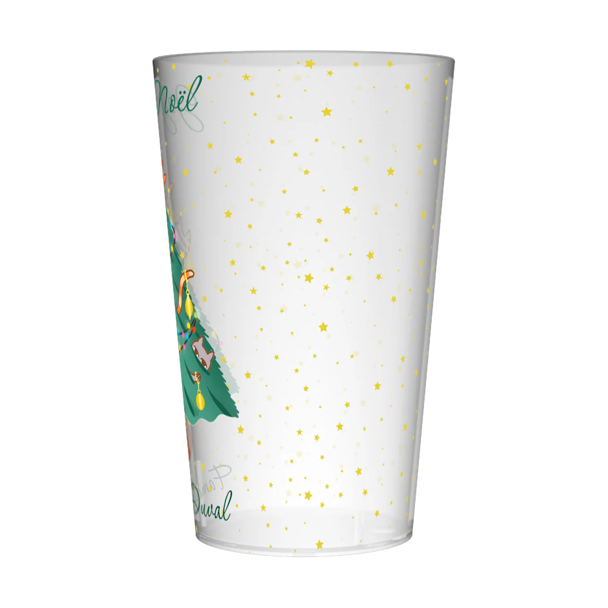 Gobelet personnalisé Noël Bouteille Sapin - Image 2