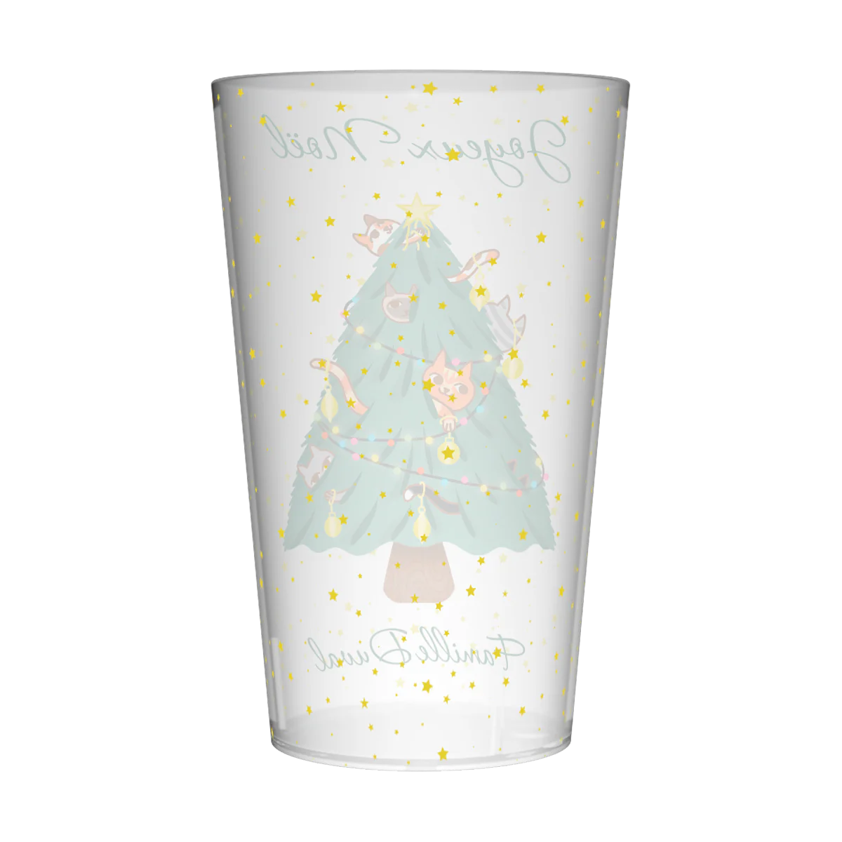 Gobelet personnalisé Noël Bouteille Sapin - Image 3