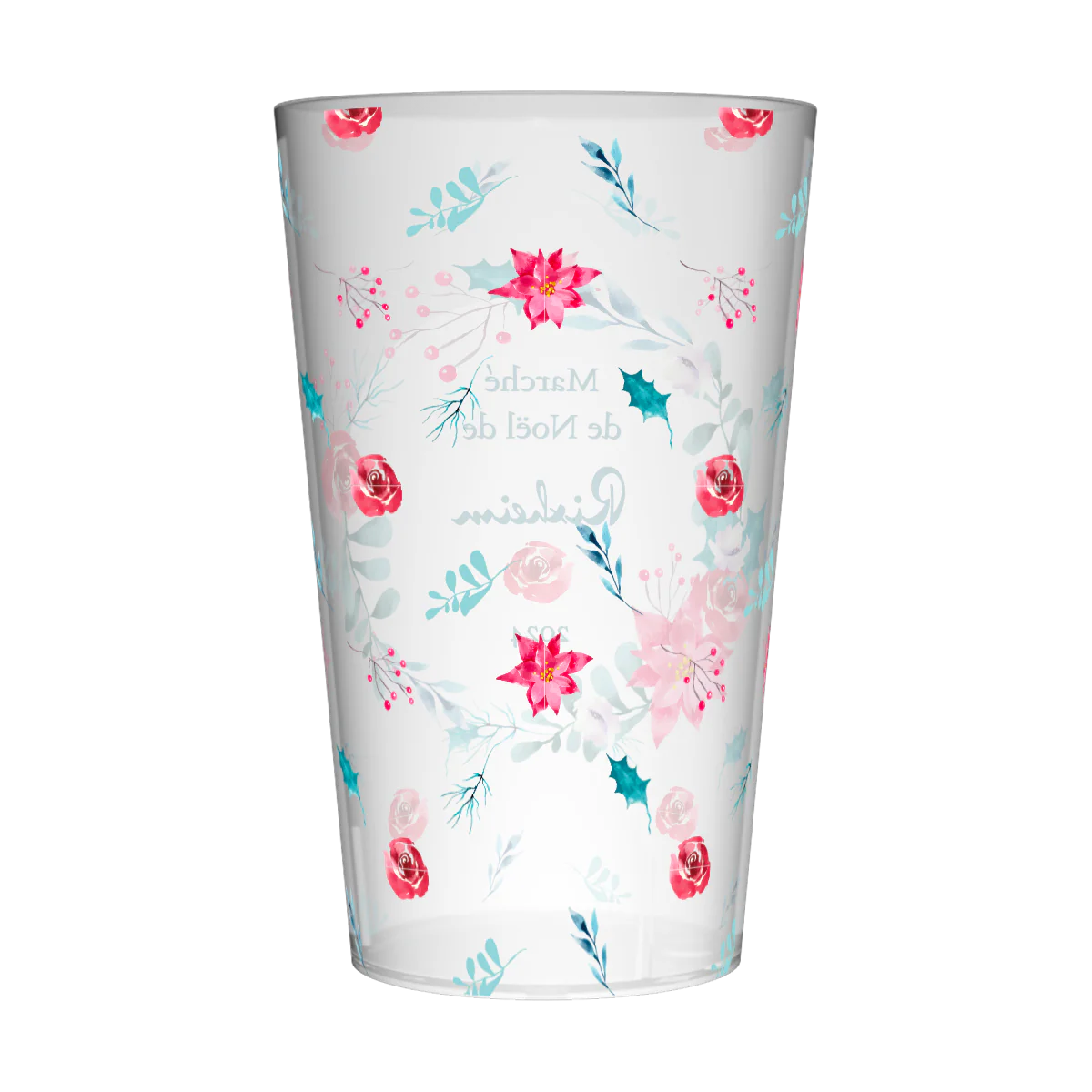 Gobelet personnalisé Noël Couronne - Image 3
