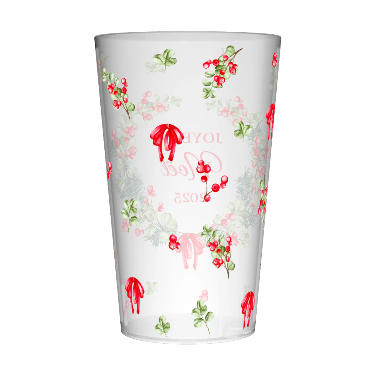 Gobelet personnalisé Noël Décoration & Houx - Image 3