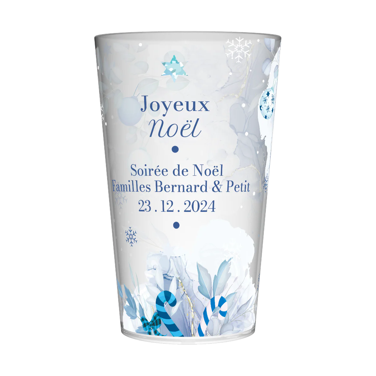 Gobelet personnalisé Noël Hivernal