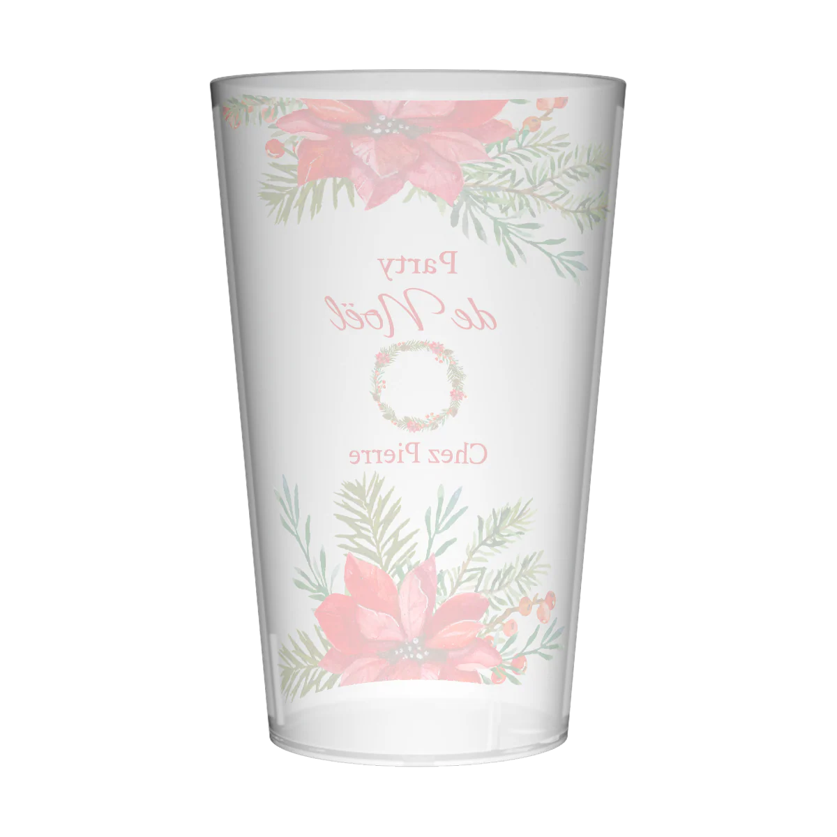 Gobelet personnalisé Noël Mélange Floral - Image 3