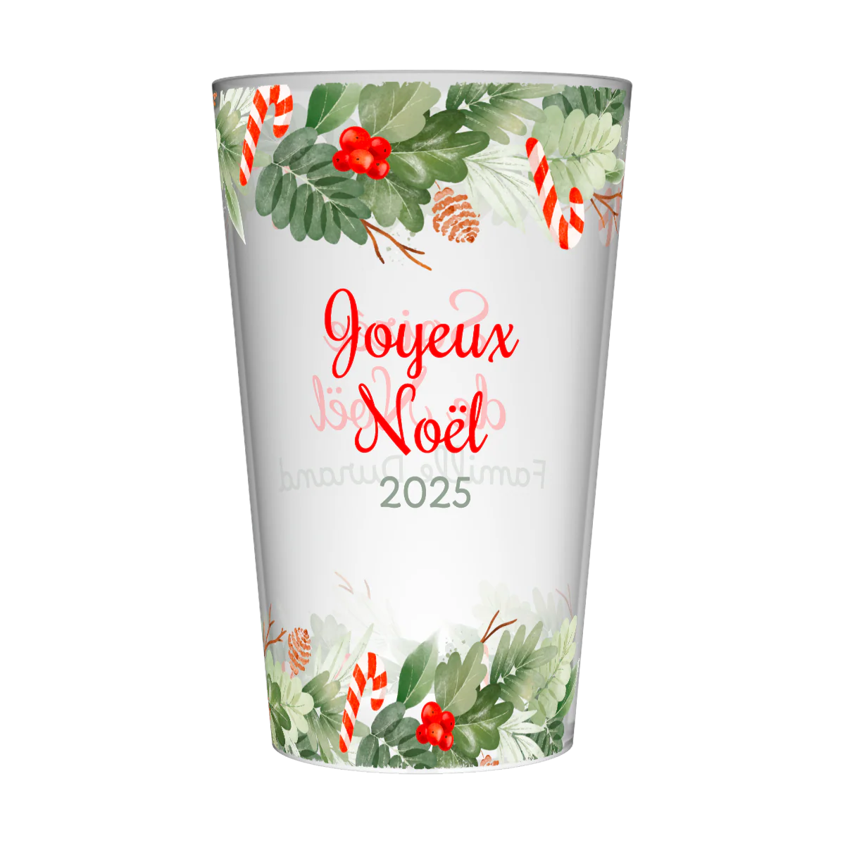 Gobelet personnalisé Noël Original - Image 3