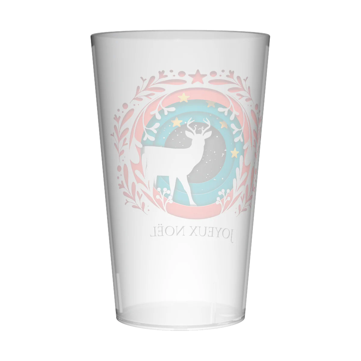 Gobelet personnalisé Noël Renne - Image 4