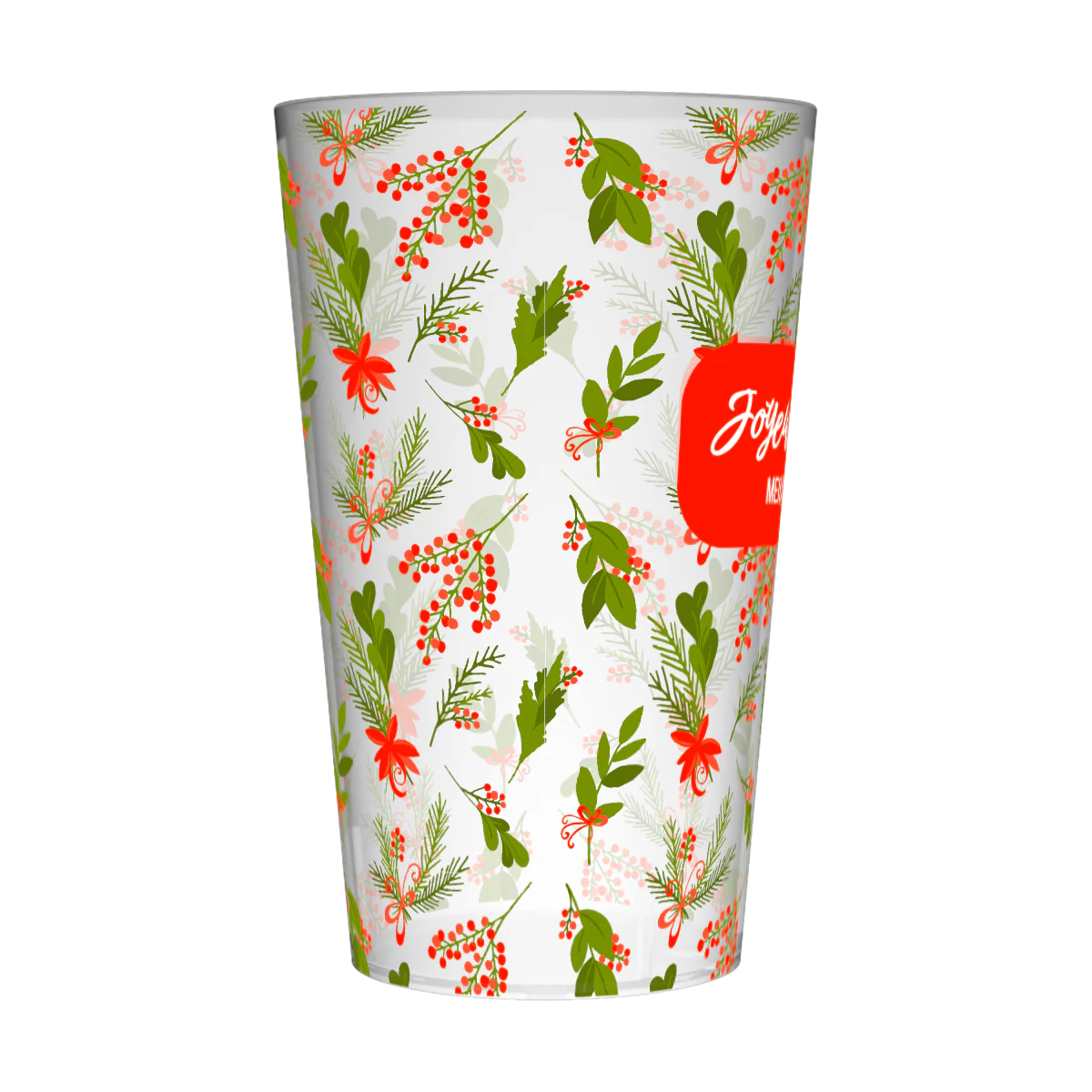 Gobelet personnalisé Noël Rouge & Vert - Image 4