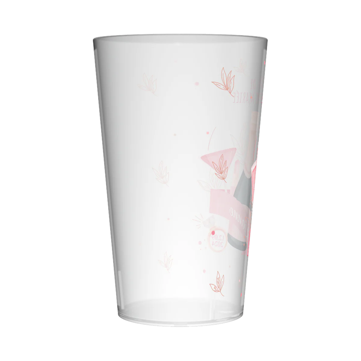 Gobelet personnalisé pour EVJF Champagne Rose - Image 4