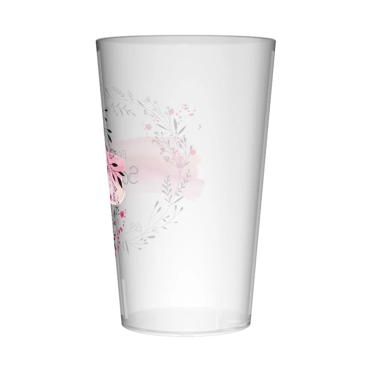 Gobelet personnalisé pour EVJF Couronne & Fleurs Noires - Image 3