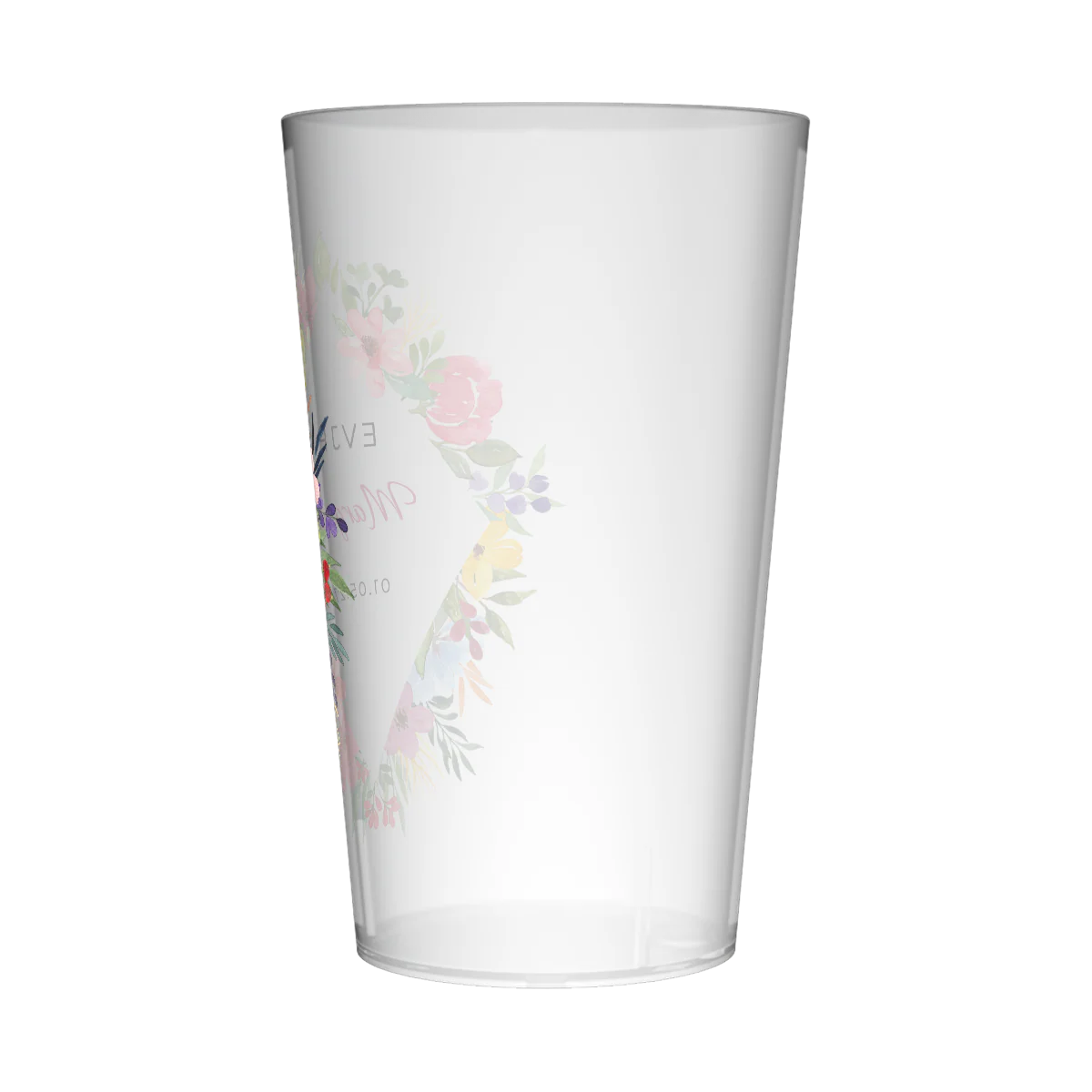 Gobelet personnalisé pour EVJF Losange de fleurs - Image 3
