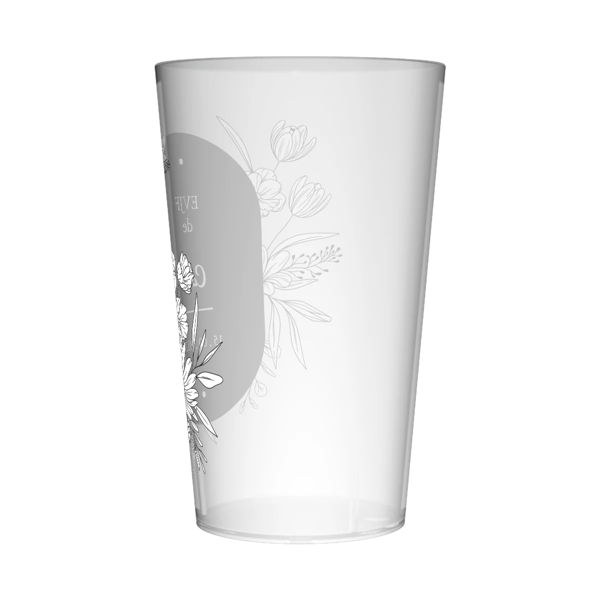 Gobelet personnalisé pour EVJF Noir & Blanc - Image 3