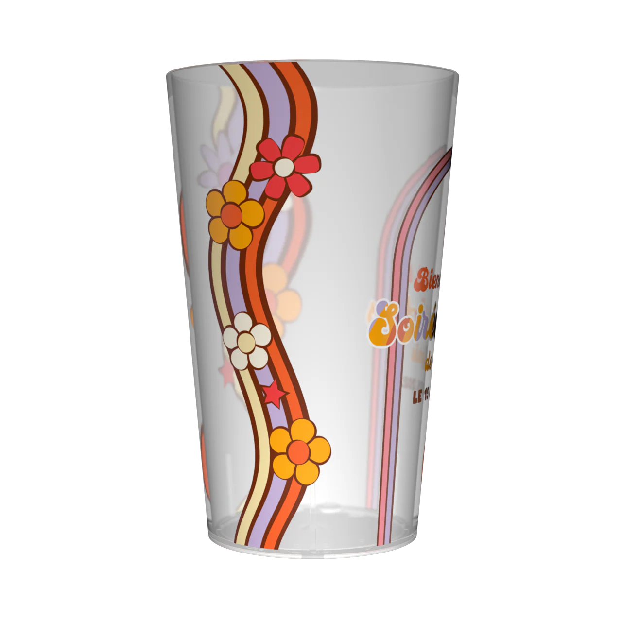 Gobelet personnalisé Soirée Fleurs - Image 4