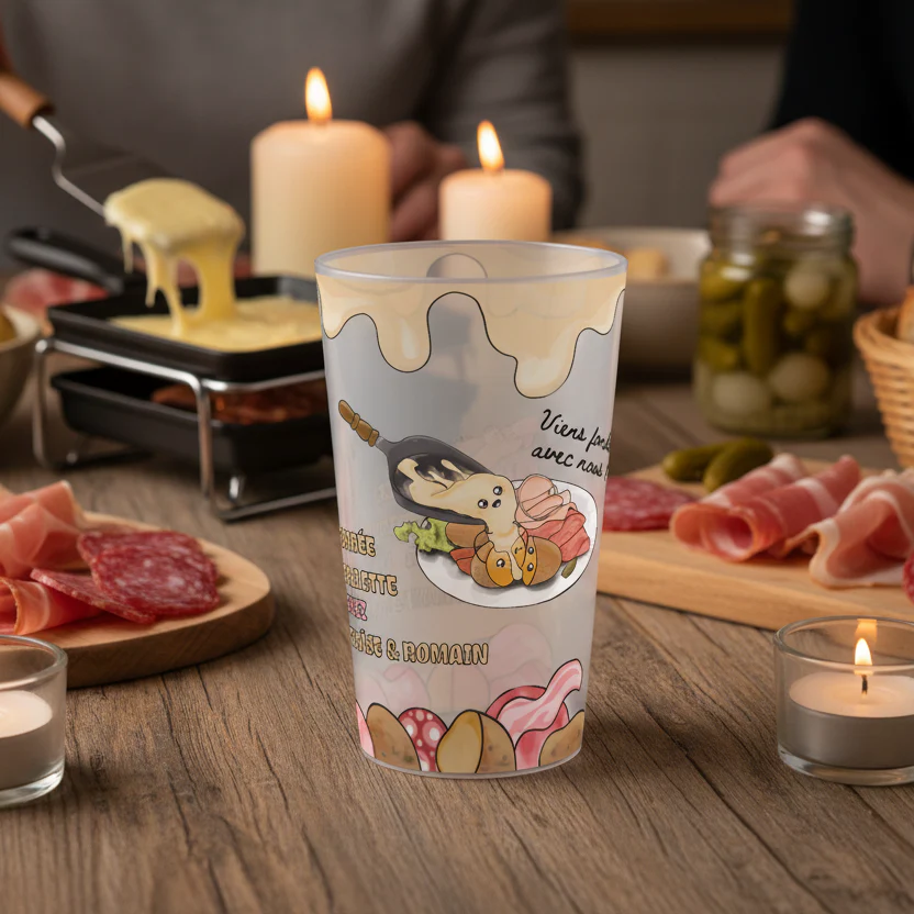 Gobelet personnalisé Soirée Raclette Party - Image 2